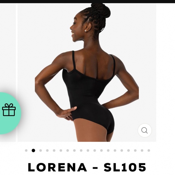 Black Ballet Leotard - Picture 2 of 2